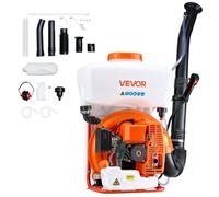 Pulvérisateur à dos thermique 63cc 2,1kW, réservoir 16L, système poudre et liquide, pour jardin et agriculture