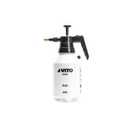 Vito Pulvérisateur à main 1,5 L pour produits agressifs – à pression + 4 buses interchangeables