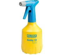 Pulvérisateur à main GLORIA Hobby 10 Flex - Jaune - Pompe double effet - Buse réglable