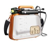 Pulvérisateur à pompe électrique rechargeable et pliable orange, 1 paquet