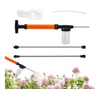 Pulvérisateur à poudre | avec 2 rallonges | Pulvérisateur de terre à diatomées - pour jardin, pelouse, intérieur et extérieur, maison, ferme, jardin