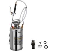 Pulvérisateur à pression en acier inoxydable VEVOR Pulvérisateur à pression haute performance 6L Pulvérisateur à pression