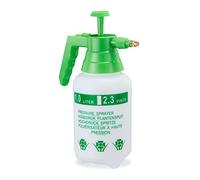 Pulvérisateur à Pression, Lot de 4, Bouteille pulvérisation, Pompe, buse Laiton réglable 1 L, Plante Jardin, Vert