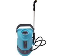 Pulvérisateur à pression sans fil - Pulvérisateur de jardin 5 L - 3 buses - Portable - Prise UE - Bleu
