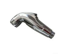Pulvérisateur de bidet à main pour le nettoyage des toilettes - Pommeau de douche en ABS argenté avec forte pression d'eau - Filetage G1/2 Buse de pulvérisation de salle de bain 12,5 cm
