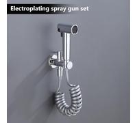 Pulvérisateur de Bidet Double Mode 22cm Alliage de Zinc(silver) | Double mode jet, alliage de zinc , finition argent, gris, pour idéal intime