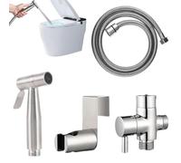 Pulvérisateur de bidet Douchette Pulvérisateur Robinet Santé Hygiène Femme | Seringue à bidet à main de salle de bain pour toilettes Lavage des enfants Piscine pour animaux de compagnie Accessoires de
