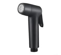 Pulvérisateur de bidet portable pour soins féminins et nettoyage domestique, buse à deux réglages sous pression avec raccord standard G1/2 (noir)