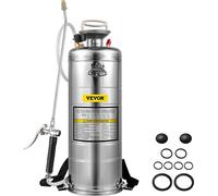 Pulvérisateur de jardin - 12L - machine à brouillard à ultrasons - acier inoxydable - machine à brouillard - Convient pour la maison Jardin Véhicules touristiques spéciaux - argent