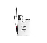 Pulvérisateur de Jardin 12L Résiste Produits Corrosifs, Alcalins - 4 Buses Réglables + Lance et Dos Confort
