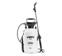 Pulvérisateur de Jardin 5L Produits Corrosifs, Alcalins Régulateur de pression VITO