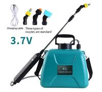 Pulvérisateur de jardin électrique - Pulvérisateur à dos 8 L - Arrosage automatique - Rechargeable par USB - Pulvérisateur pour plantes - Vert
