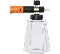 Pulvérisateur de mousse haute pression 4 000 PSI avec buse réglable pour lavage de voiture, kit de nettoyage 1/4, connexion rapide, 1000 ml (D)