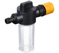 Pulvérisateur de mousse haute pression pour lavage de voiture avec buse de tuyau à connexion rapide pour le nettoyage de la maison, du jardin et des tâches de nettoyage automobile Couleur noire (A)