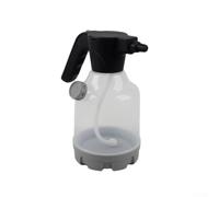 Pulvérisateur de mousse portable de lavage de voiture électrique de 3 L avec buse à brume fine pour application de mousse de neige à la maison et au jardin (noir)
