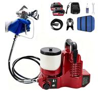 Pulvérisateur de peinture à batterie, 2 modes de poche et ceinture de taille, pulvérisation uniforme pour armoires et toits