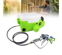 Pulvérisateur de peinture à haute pression sans fil, pistolet sans air avec tuyau de 1,5 m, puissance de 500 W, débit de 1,1 l/min, capacité de 1,7 l, réglage de 6 vitesses pour un usage domestique