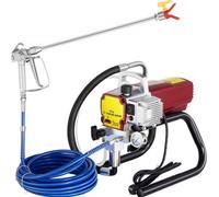 Pulvérisateur de peinture Airless - 1500W - capacité 2,5L - haute pression électrique - pistolet pour murs & plafonds
