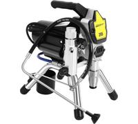 Pulvérisateur de peinture - Airless haute pression - 1800 W - 3300 psi - Tuyau de 8 m avec pistolet pulvérisateur - 220 V 50/60 Hz - Moteur à balais en cuivre pur - Noir
