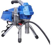 Pulvérisateur de peinture Airless - Machine à peindre - Puissance 1200 W - Pression 23 MPa - Débit 3,5 l/min - Moteur sans balais - Buse 0,53 mm - Tuyau 15 m - Bleu