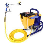 Pulvérisateur de peinture électrique 850 W avec pompe en acier inoxydable, trémie de 4,5 L, pulvérisateur à monter soi-même, pulvérisateur pour meubles muraux, atomisation fine, forte adhérence