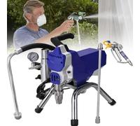 Pulvérisateur de peinture électrique motorisé pour usage professionnel, idéal pour les murs intérieurs et extérieurs, haute efficacité et précision dans les projets de peinture