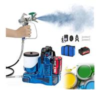 Pulvérisateur de peinture électrique portable haute tension, 1200 ml, sans air, avec batterie rechargeable pour peinture au plafond et mur