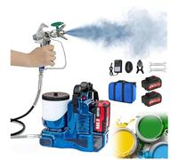 Pulvérisateur de peinture électrique portable haute tension, 1200 ml, sans air, avec batterie rechargeable pour peinture au plafond et mur
