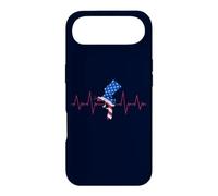 Pulvérisateur de Peinture Heartbeat ECG Drapeau USA pour Peintre Automobile Coque pour iPhone Air