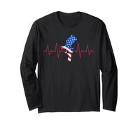 Pulvérisateur de Peinture Heartbeat ECG Drapeau USA pour Peintre Automobile Manche Longue