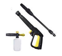 Pulvérisateur de Peinture, Kit De Tuyau Pistolet À Mousse Haute Pression Nettoyeur Pulvérisation Neige Lance Mousseur Buse For Karcher