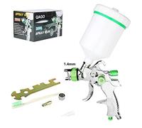 Pulvérisateur de Peinture, Pistolet De Pulvérisation Professionnel HVLP 1.4/1.7/2.0/2.5 Mm Buse En Acier Par Gravité Bricolage Kit Peinture Aérosol Voiture Portable
