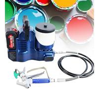Pulvérisateur de peinture sans air portable sans fil avec batterie, capacité de 1,2 l, réglage à 6 vitesses, pour peinture murale