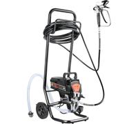 Pulvérisateur de peinture sans air sur pied, pulvérisateur électrique sans air haute efficacité 950 W 3000 PSI avec chariot, effet de peinture fin et uniforme, pulvérisateurs de peinture pour l'intéri