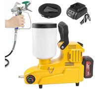 Pulvérisateur de peinture sans fil haute pression, 15 Mpa, 2,0 l/min, trémie de 2 l pour peinture de maison