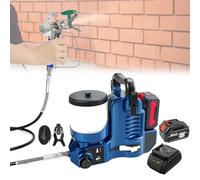 Pulvérisateur de peinture sans fil haute pression avec trémie de 1,2 L, pression de 15 MPa, réglage de 6 vitesses pour projets de peinture, utilisation intérieure et extérieure