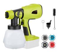 Pulvérisateur de Peinture YWNYT Ryobi 18V Portable avec 4 Buses et 3 Modes de Pulvérisation