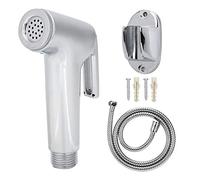 Pulvérisateur de Toilettes, Douchette à Main Ensemble, Kit de Pulvérisateur de Bidet, avec Support Mural et Tuyau 120,5 cm, pour les Soins Personnels Hygiène Potty