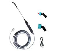 Pulvérisateur de tuyau, accessoire d'arrosage réglable pour le jardinage, tige de pulvérisation de jardin avec seringue de tuyau, pour fleurs, légumes, engrais, jardinage, pelouse, cour, ferme et