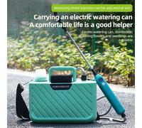 Pulvérisateur d'eau de jardin alimenté par batterie avec 2 buses Pulvérisateur d'eau de pelouse de 1,32 gallon/5L avec poignée rechargeable par USB et baguette télescopique Pulvérisateur électrique po