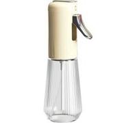 Pulvérisateur d'huile 280ml Verre strié Gâchette chromée Beige