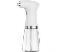 Pulvérisateur d'huile électrique avec Turbo Boost pour cuisine - Distributeur d'huile de charge de type C Bouteille en verre de rechange Airfryer Grillen Cuisson 22 cm Blanc