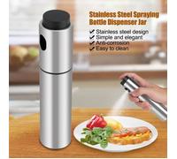 Pulvérisateur d'huile - HB056 - Acier inoxydable - Anti-corrosion - Accessoires de cuisine - Gris
