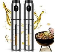 Pulvérisateur d'Huile - Inox - 100ML - Design Pratique - Buse Anti-Rigide - Idéal Cuisine et BBQ