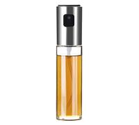 Pulvérisateur d'huile pour la cuisson à brume fine - Flacons pulvérisateurs en verre rechargeables - Bouteille de voyage portable - Buse vide en acier inoxydable - Distribution uniforme - Pour cuisine