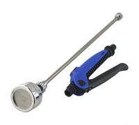 Pulvérisateur durable entièrement en métal de 61 cm avec embout de pulvérisation réglable et poignée robuste pour les tâches quotidiennes en plein air