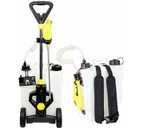 Pulvérisateur Électrique 16 L FISHTEC Sur Roulettes et dos Batterie Rechargeable Lance 40 cm Jardin Toiture