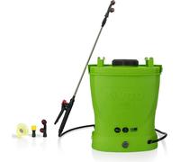 Pulvérisateur Electrique 16L à Batterie 12V 8AH 6 bars - Pulvérisateur Toiture avec Lance Télescopique, 3 buses et Chargeur VITO