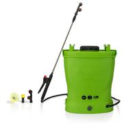 Pulvérisateur Electrique 16L à Batterie 12V 8AH 6 bars - Pulvérisateur Toiture avec Lance Télescopique, 3 buses et Chargeur VITO