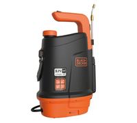 Black & Decker - Pulvérisateur 5 L à batterie Lithium 3,7 V/2,6 Ah, 2 bar, lance télescopique